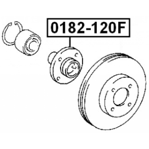 Wheel Hub - FEBEST 0182120F