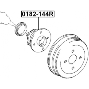 Wheel Hub - FEBEST 0182144R