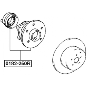 Wheel Hub - FEBEST 0182250R