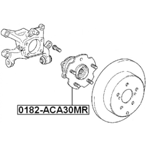 Wheel Hub - FEBEST 0182ACA30MR