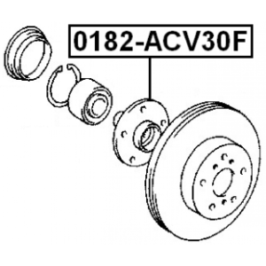 Wheel Hub - FEBEST 0182ACV30F