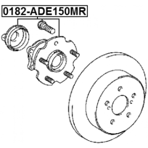Wheel Hub - FEBEST 0182ADE150MR