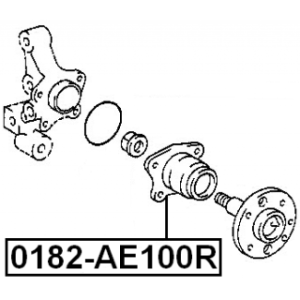 Wheel Hub - FEBEST 0182AE100R