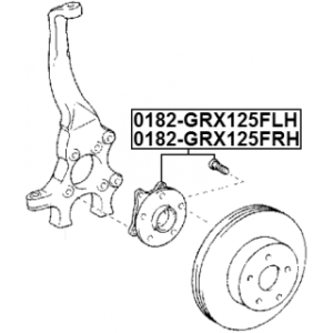 Wheel Hub - FEBEST 0182GRX125FRH