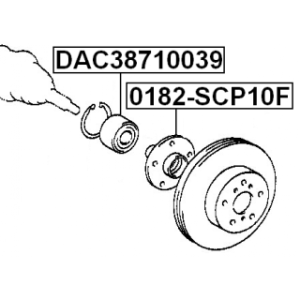 Wheel Hub - FEBEST 0182SCP10F