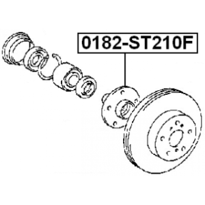 Wheel Hub - FEBEST 0182ST210F