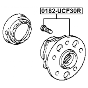 Wheel Hub - FEBEST 0182UCF30R