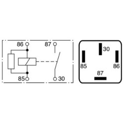 Main Current Relay BOSCH 0986332002 for AUDI