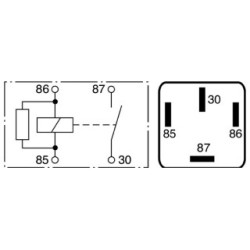Horn Relay BOSCH 0986332072 OE 13A025F