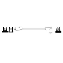 Ignition Cable Kit BOSCH 0986356090 for BEDFORD