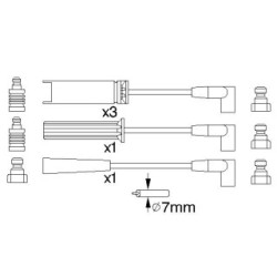 Ignition Cable Kit BOSCH 0986356739 for DAEWOO