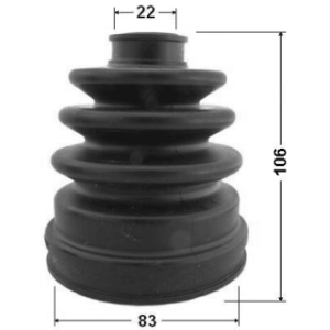 Bellow Drive Shaft - FEBEST 0215JP16