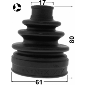 Bellow Drive Shaft - FEBEST 0215T31RT