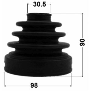 Bellow Drive Shaft - FEBEST 0215TA60R