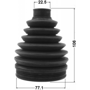 Bellow Drive Shaft - FEBEST 0217PC11X