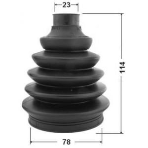 Bellow Drive Shaft - FEBEST 0217PE11