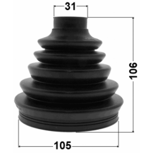 Bellow Drive Shaft - FEBEST 0217PR51R