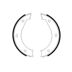 Hand Brake Shoe Set BOSCH 0986487211 for ALPINA