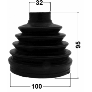 Bellow Drive Shaft - FEBEST 0217PTA60R