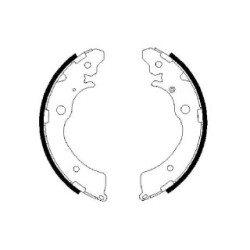Hand Brake Shoe Set BOSCH 0986487440 for CHEVROLET
