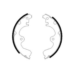 Hand Brake Shoe Set BOSCH 0986487474 for TOYOTA PASEO