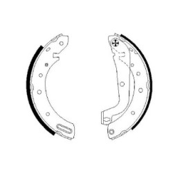 Hand Brake Shoe Set BOSCH 0986487583 for FORD