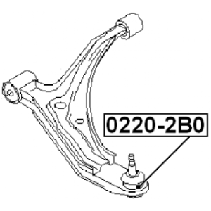 Ball Joint - FEBEST 02202B0