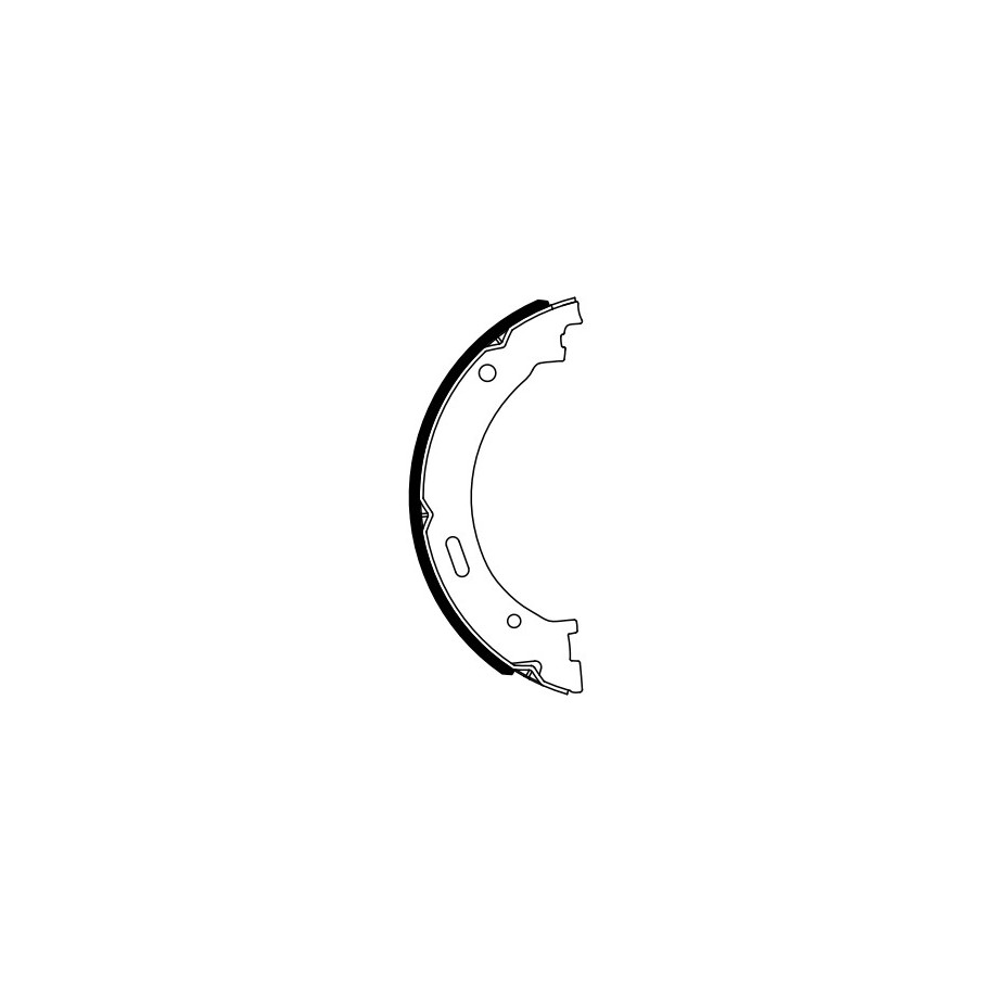 Hand Brake Shoe Set BOSCH 0986487942 for DODGE