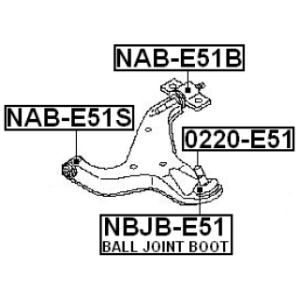 Ball Joint - FEBEST 0220E51