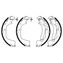 Hand Brake Shoe Set BOSCH 0986487955 for VW AMAROK OE 2H0698525