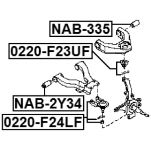 Ball Joint - FEBEST 0220F24LF