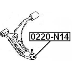 Ball Joint - FEBEST 0220N14