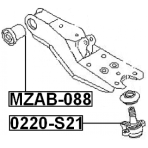 Ball Joint - FEBEST 0220S21
