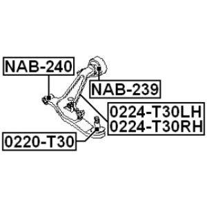 Ball Joint - FEBEST 0220T30