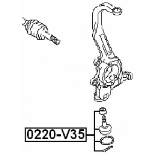 Ball Joint - FEBEST 0220V35