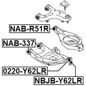 Ball Joint - FEBEST 0220Y62LR