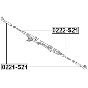 Tie Rod End - FEBEST 0221S21