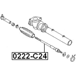 Inner Tie Rod - FEBEST 0222C24