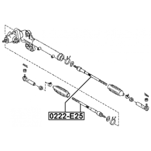 Inner Tie Rod - FEBEST 0222E25