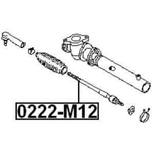 Inner Tie Rod - FEBEST 0222M12
