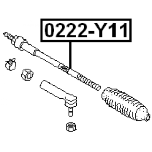 Inner Tie Rod - FEBEST 0222Y11