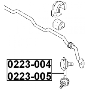Link Coupling Rod Stabiliser Bar - FEBEST 0223004