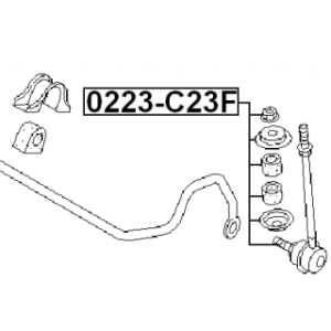 Link Coupling Rod Stabiliser Bar - FEBEST 0223C23F