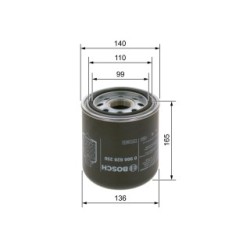 Ac Dryer Cartridge BOSCH 0986628250 for ASTRA
