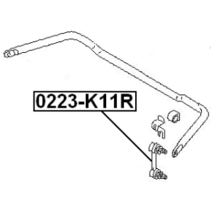 Link Coupling Rod Stabiliser Bar - FEBEST 0223K11R