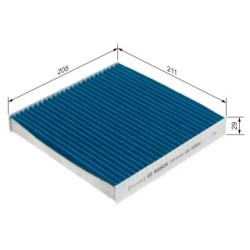 Pollen Filter BOSCH 0986628584 for HONDA
