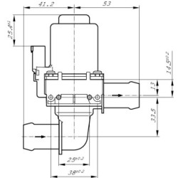 Coolant Control Valve BOSCH 1147412205