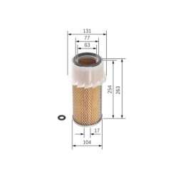 Air Filter BOSCH 1457433200 OE PF60011