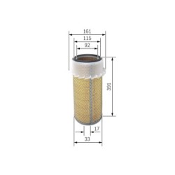 Air Filter BOSCH 1457433201 OE 79049791