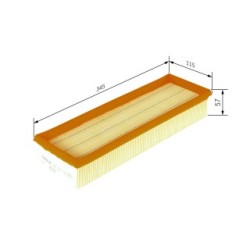 Air Filter BOSCH 1457433299 OE EFA505